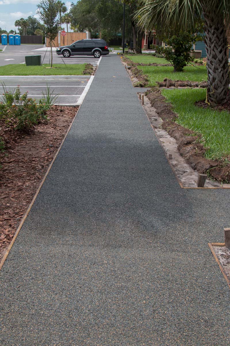 We install Flexi Pave eco friendly paving