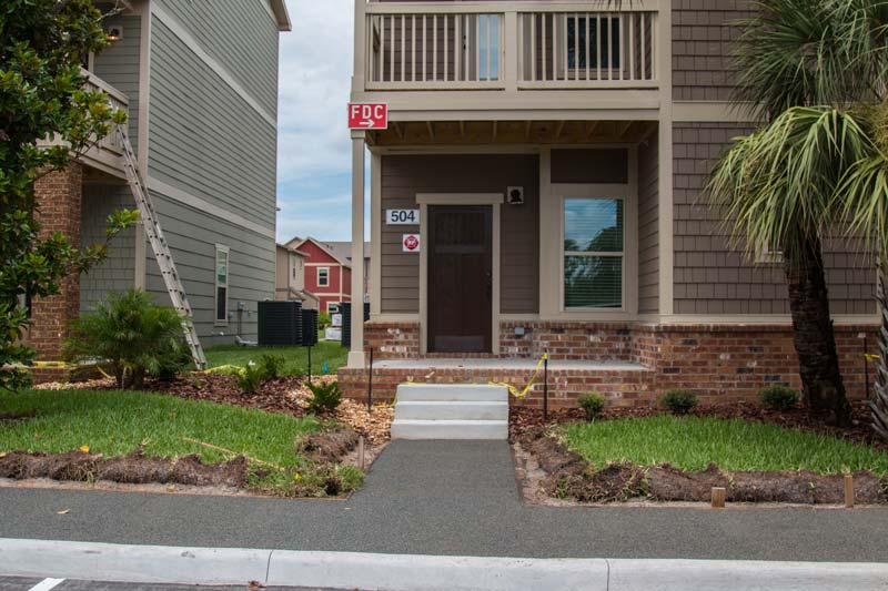 Before and after Flexi-Pave installations