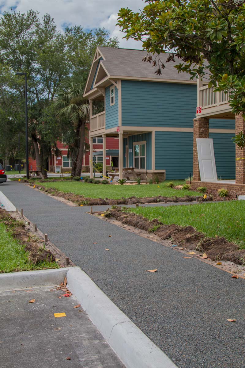 Officially licensed installers of Flexi Pave pourous paving